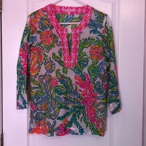 EUC Lilly Pulitzer Amelia Island Tunic small